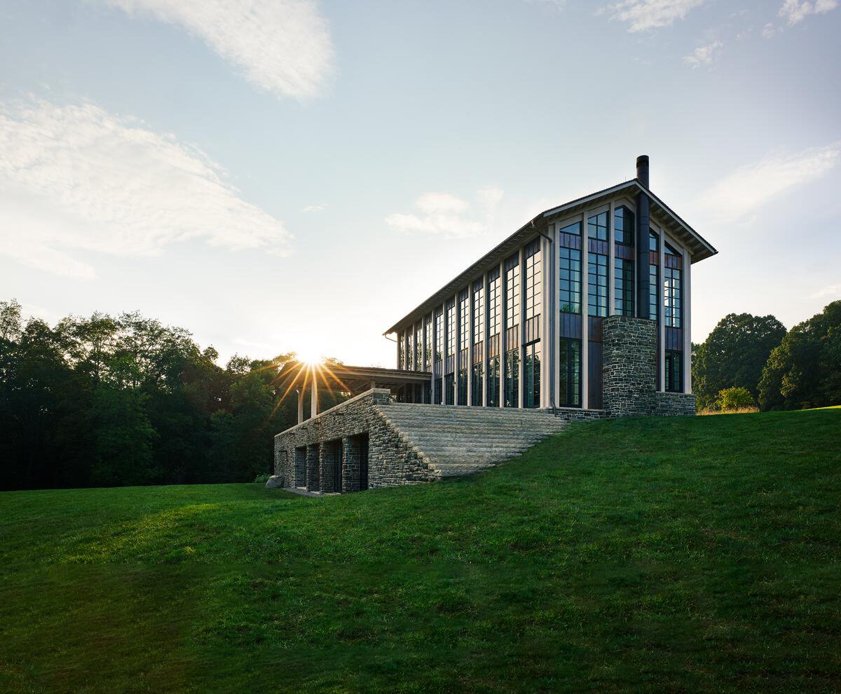 Modern Farmhouse Compound In Upstate New York By Designer Niels Schoenfelder